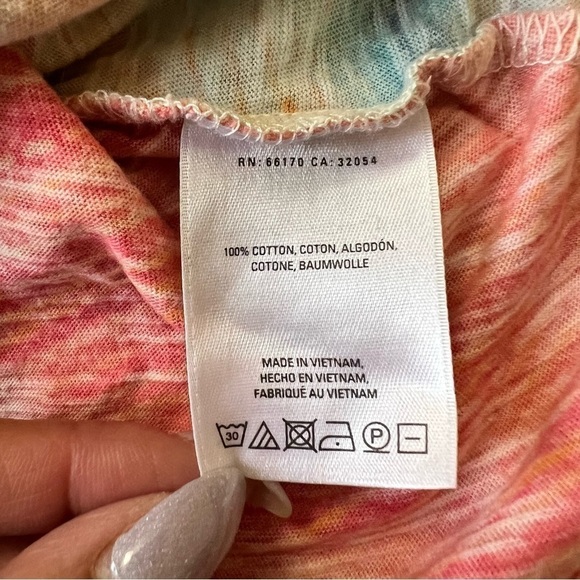 Anthropologie Meadow Rue Top Effervesce Off The Shoulder Multicolor XS - Picture 5 of 5